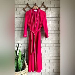 Vintage Vanity Fair Red Long Robe